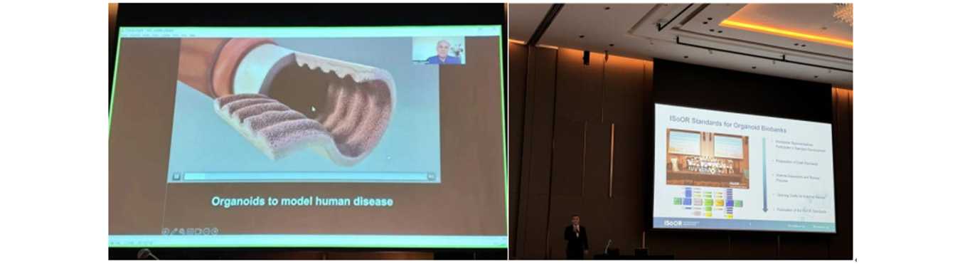 Prof. Hans Clevers (left), Dr. Maldonado (right)